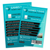 Протектори для карт Games7Days 59 х 92 мм, Euro, 100 шт. (STANDART) (200111)