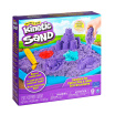 Набір піску для дитячої творчості - KINETIC SAND ЗАМОК З ПІСКУ (фіолетовий, 454 г, форми, лоток)