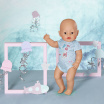 Одяг для ляльки BABY born Боді s2 (блакитне) (830130-2)