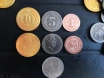 Набір металевих монет для настільних ігор 50 шт (Set of 50 Metal Industrial Coins) Geekach Games (UP_COIN_02)