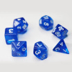Transparent 7 Dice Set Blue Games7Days - Набір кубиків (g7dtran06)
