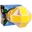 Змійка Рубіка Smart Cube біло-жовта у коробці