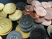 Набор металлических монет для настольных игр 50 шт (Set of 50 Metal Industrial Coins) Geekach Games (UP_COIN_02)