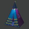 Ігровий намет-вігвам Battat Фіолетовий типи (100х100х140 см) (BX1545Z)