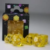 Transparent 7 Dice Set Yellow - Набор кубиков (g7dtran04)