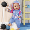 Набор одежды для куклы BABY born Спортивный костюм для бега (43 cm, голубой) (830109-2)