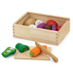 Игрушка Viga Toys Нарезанные овощи из дерева (44540)