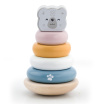 Пирамидка Viga Toys Белый медведь (44005)