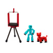 Ігровий набір для анімаційної творчості STIKBOT S2 PETS – СТУДІЯ (2 екскл. фігурки, штатив) Ігровий набір для анімаційної творчості STIKBOT S2 PETS – СТУДІЯ (2 екскл. фігурки, штатив)
