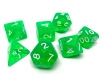 Transparent 7 Dice Set Green Games7Days - Набор кубиков (g7dtran05)