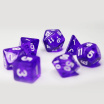Transparent 7 Dice Set Dark purple Games7Days - Набор кубиков (g7dtran08)
