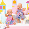 Одежда для куклы BABY born Милое платье (фиолетовое) (828243-2)