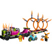 Завдання із каскадерською вантажівкою та вогняним колом LEGO - Конструктор (60357)