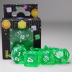 Transparent 7 Dice Set Green Games7Days - Набір кубиків (g7dtran05)