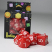 Opaque 7 Dice Set Red Games7Days - Набір кубиків (g7dopaq06)
