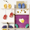 Обувь для куклы BABY born Праздничные сандалии с значками (43 сm, синие) (828311-2)