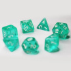Transparent 7 Dice Set Aqua Games7Days - Набір кубиків (g7dtran07)
