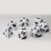 Opaque 7 Dice Set White Games7Days - Набір кубиків (g7dopaq07) Opaque 7 Dice Set White Games7Days - Набір кубиків (g7dopaq07)