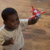 Іграшковий літак Fat Brain Toys Крутись пропелер Playviator червоний (F2261ML)