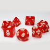 Transparent 7 Dice Set Red Games7Days - Набір кубиків (g7dtran02)