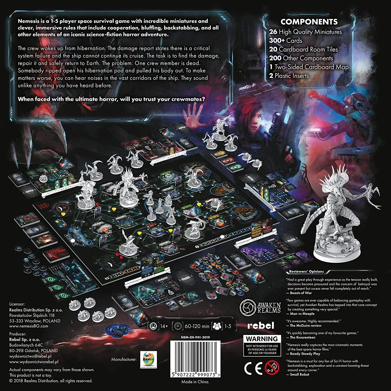 Настольная игра Awaken Realms Nemesis 2.0 (Немезида) (англ) Купить по цене  7115 грн грн. в Украине | Интернет-Магазин ROZUM