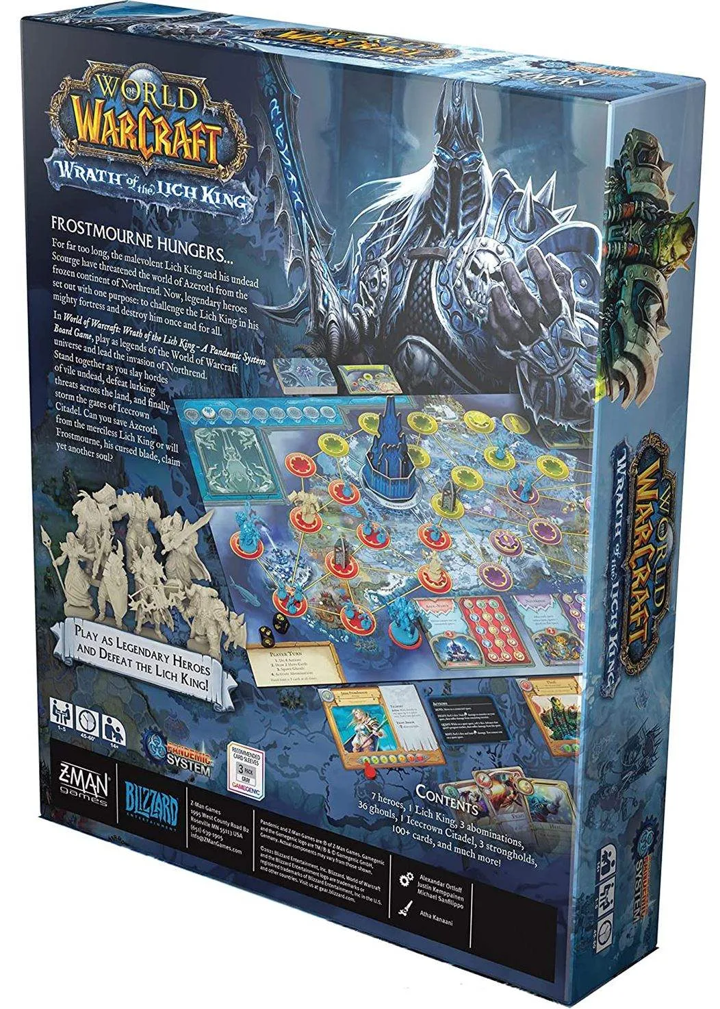 World of Warcraft: Гнев Короля Лича (World of Warcraft: Wrath of the Lich King  Board Game) (EN) Z-Man Games - Настольная игра Купить по цене 3327 грн грн.  в Украине | Интернет-Магазин