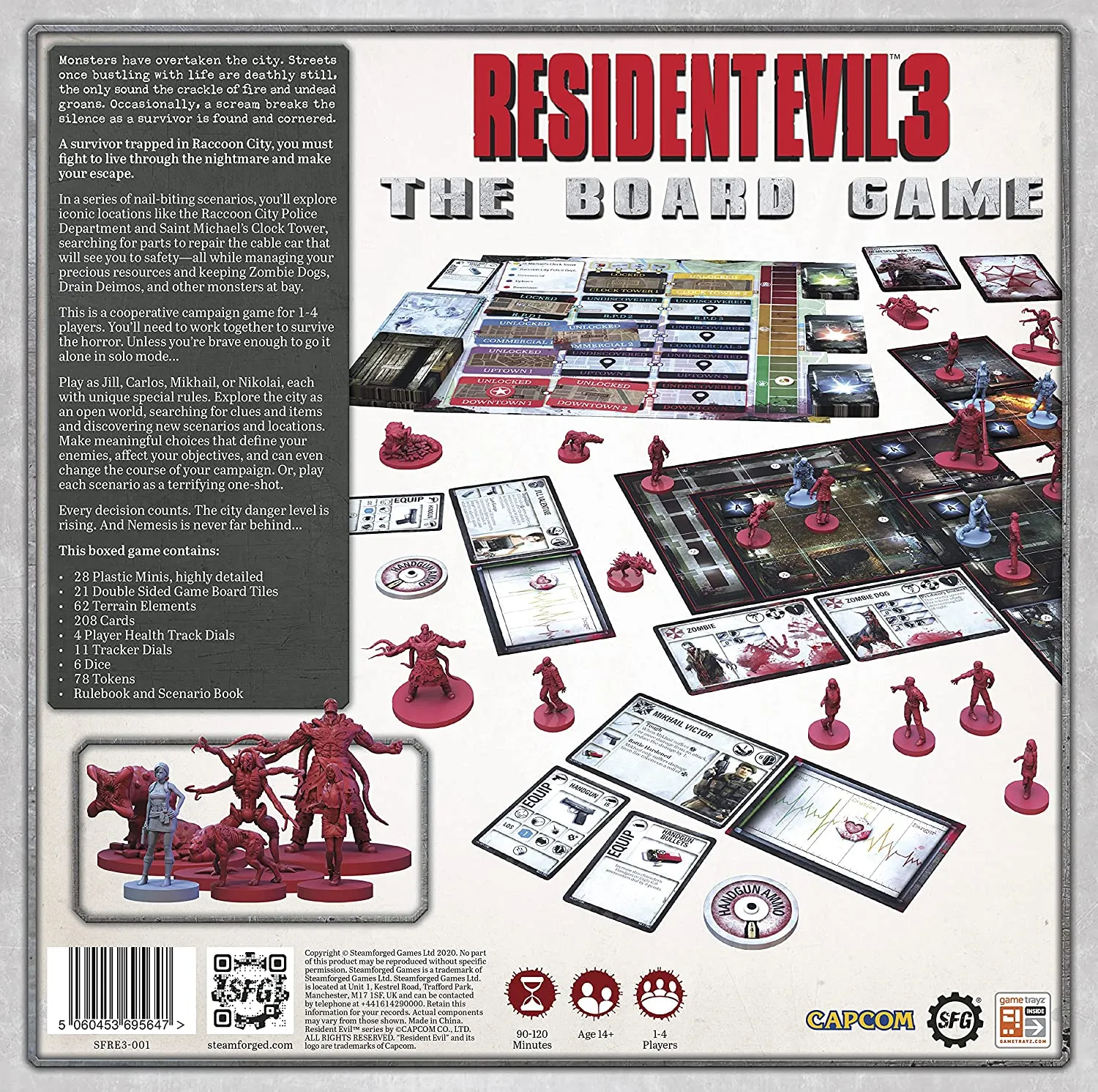 Настольная игра Steamforged Games Обитель Зла 3 (Resident Evil 3. The Board  Game) (англ.) Купить по цене 5151 грн грн. в Украине | Интернет-Магазин  ROZUM