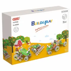 Конструктор Build&amp;Play 3 в 1 Сільгосптехніка 140 ел