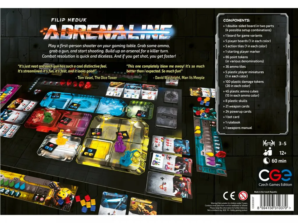 Adrenaline (Адреналин) (EN) Czech Games Edition - Настольная игра Купить по  цене 1600 грн грн. в Украине | Интернет-Магазин ROZUM