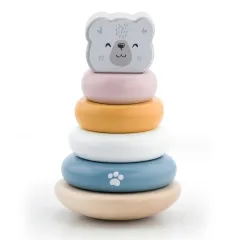 Пірамідка Viga Toys Білий ведмідь (44005)