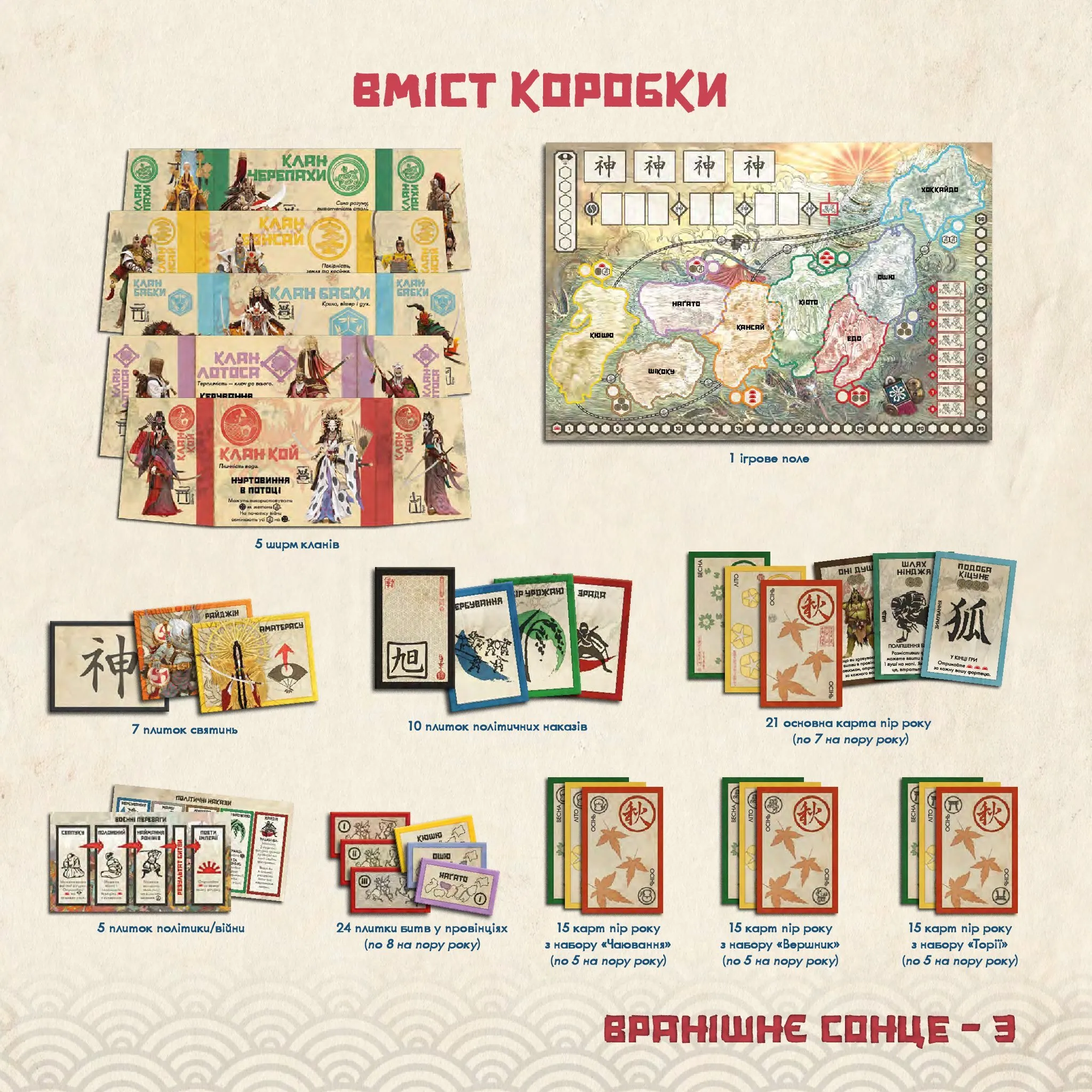 Утреннее солнце (Rising Sun) (UA) Rozum - Настольная игра (R016UA) Купить  по цене 4199 грн грн. в Украине | Интернет-Магазин ROZUM