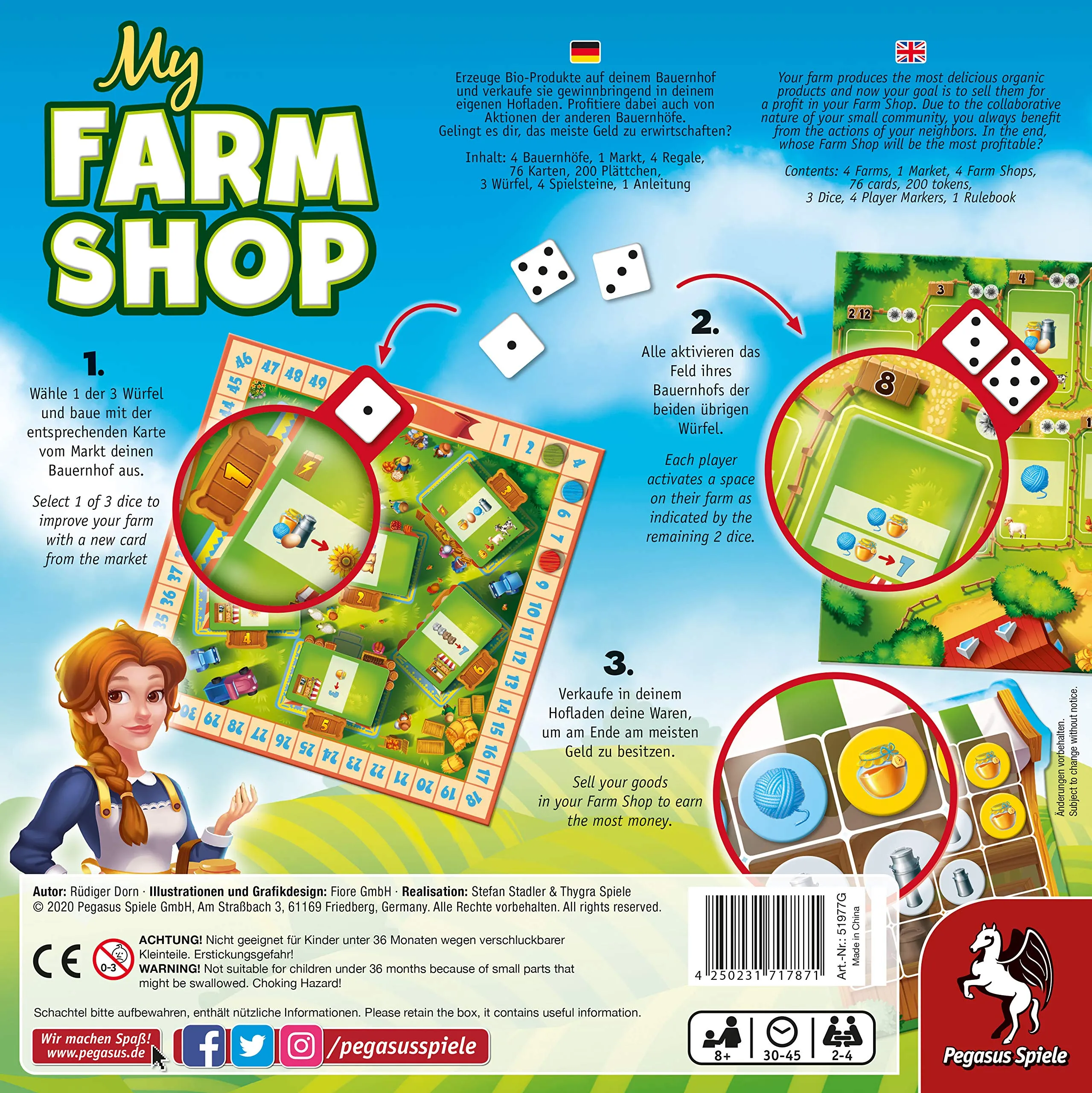 Моя фермерская лавка (My Farm Shop) (EN) - Настольная игра Купить по цене  1650 грн грн. в Украине | Интернет-Магазин ROZUM