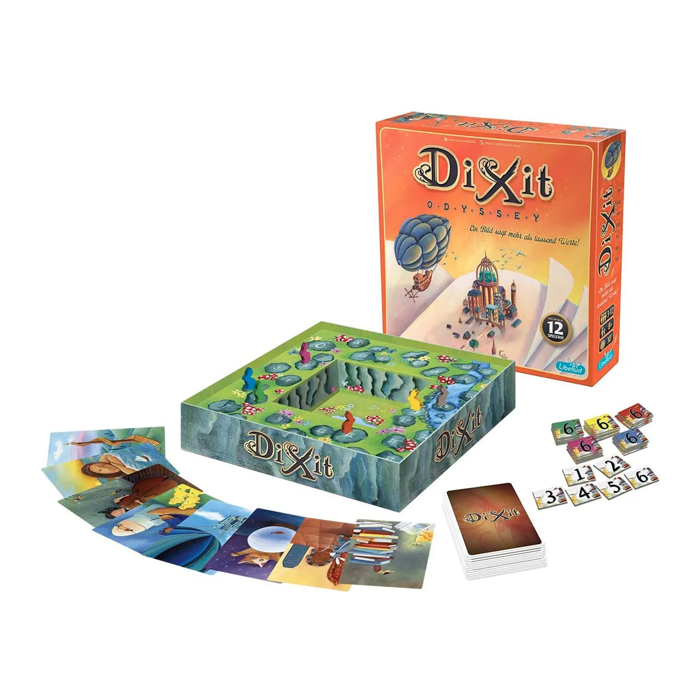 Настольная игра Asmodee Диксит Одиссея (Dixit Odyssey) (франц.) Купить по  цене 1275 грн грн. в Украине | Интернет-Магазин ROZUM