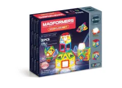 Магнітний конструктор Magformers Неоновий набір з ЛЕД підсвічуванням, 31 ел