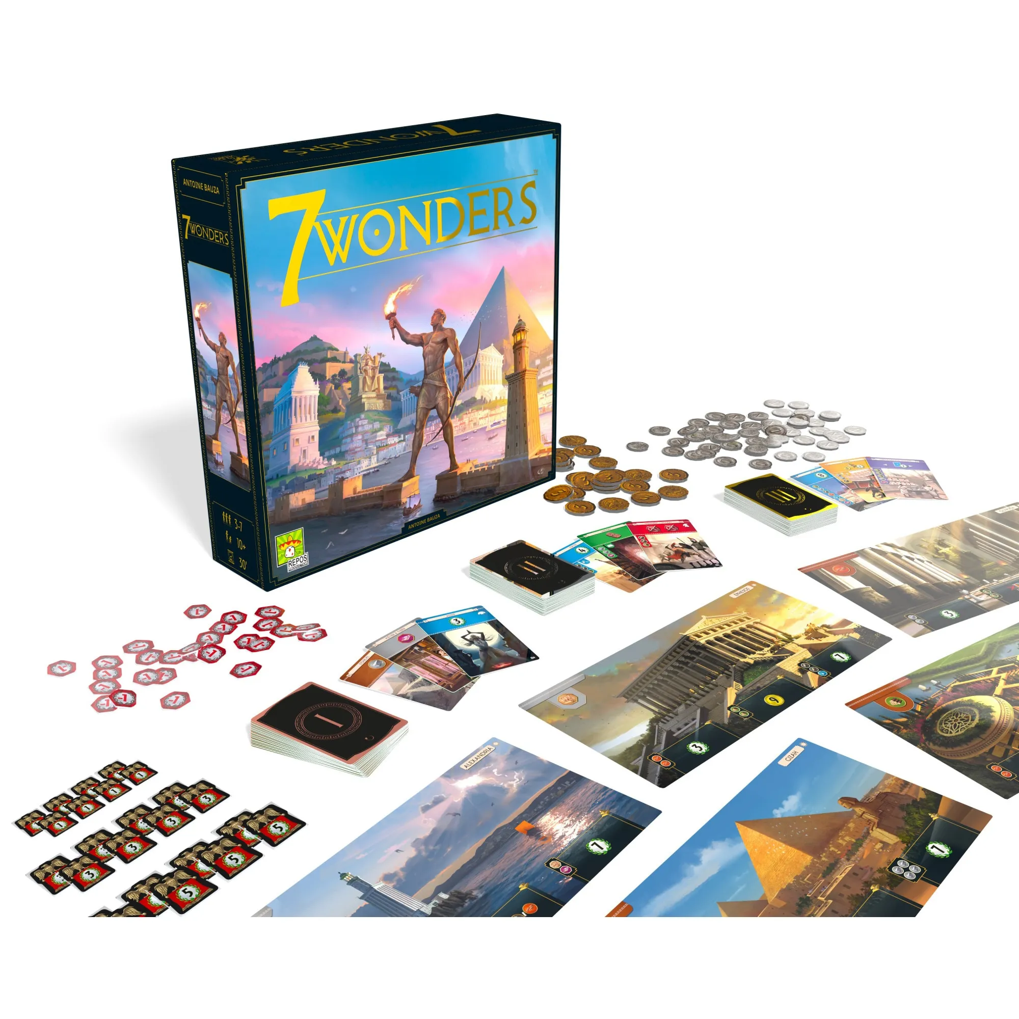 Настольная игра Игромаг 7 Чудес (2-е издание) 7 Wonders (2nd ed.) (англ)  Купить по цене 2173 грн грн. в Украине | Интернет-Магазин ROZUM