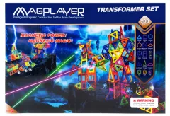Магнітний конструктор MagPlayer 208 од. (MPB-208)