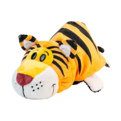 Мʼяка іграшка з паєтками 2 в 1 ZooPriatki Слон-Тигр (30 cm) (517IT-ZPR)