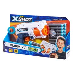 Швидкострільний бластер X-Shot Excel Fury 4 (16 патронів) (36377Z)
