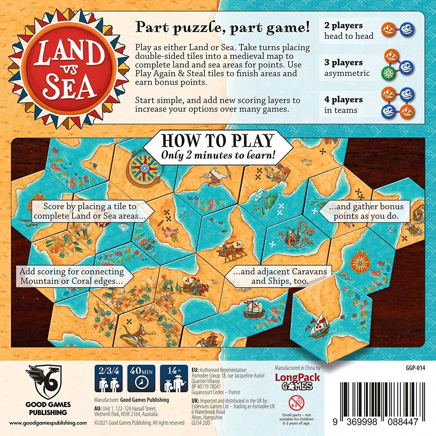 Суша против моря (Land vs Sea) (UA) Игромаг - Настольная игра (8056) Купить  по цене 990 грн грн. в Украине | Интернет-Магазин ROZUM