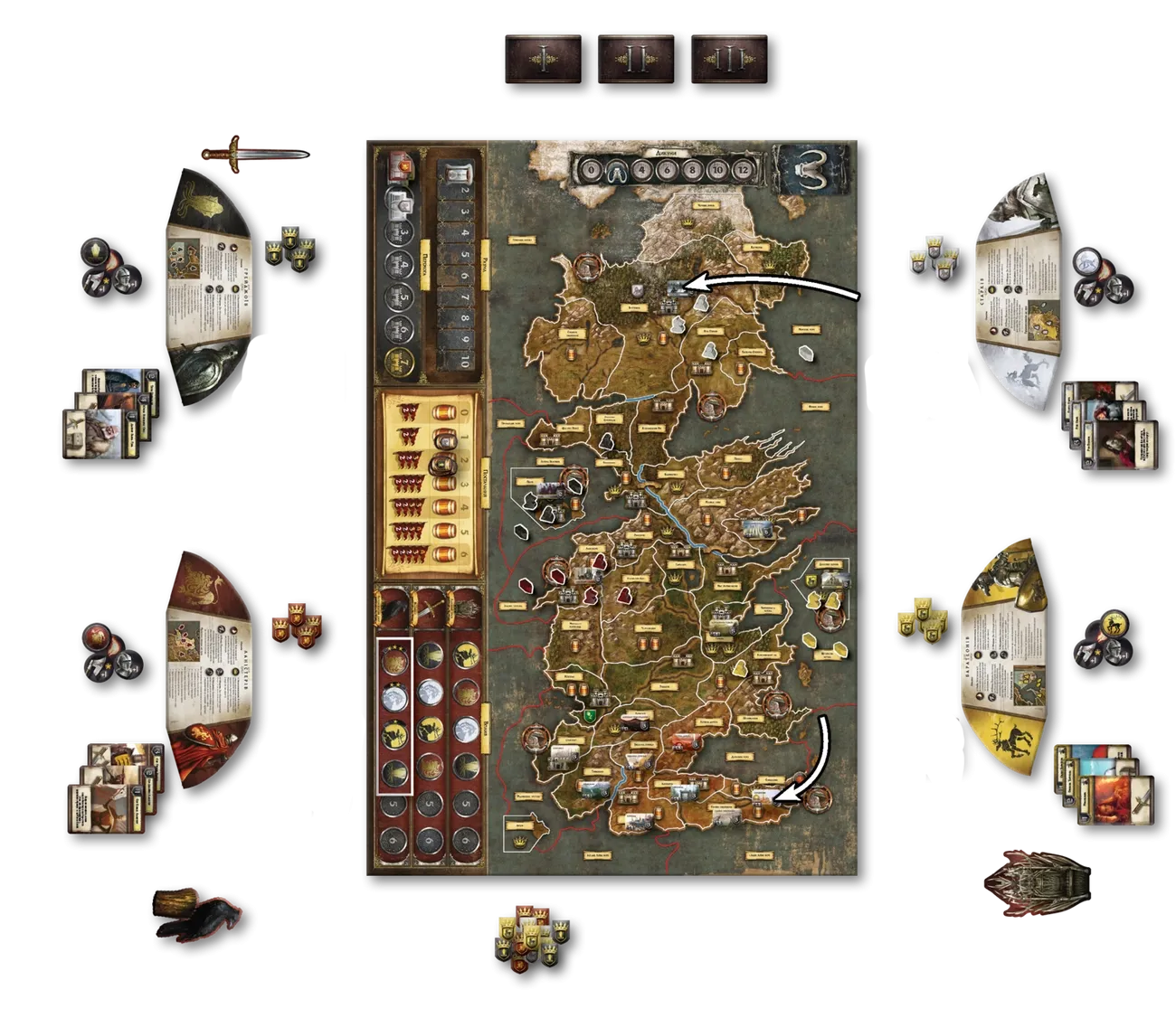 Игра Престолов. Второе издание (UA) (Game of Thrones: The Board Game Second  Edition)- Настольная игра Купить по цене 2750 грн грн. в Украине |  Интернет-Магазин ROZUM