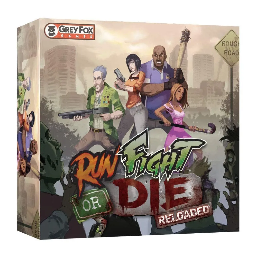 Настольная игра Grey Fox Games Беги, сражайся или умри. Перезагрузка (Run  Fight or Die Reloaded Kickstarter Edition) (англ.) Купить по цене 2214 грн  грн. в Украине | Интернет-Магазин ROZUM