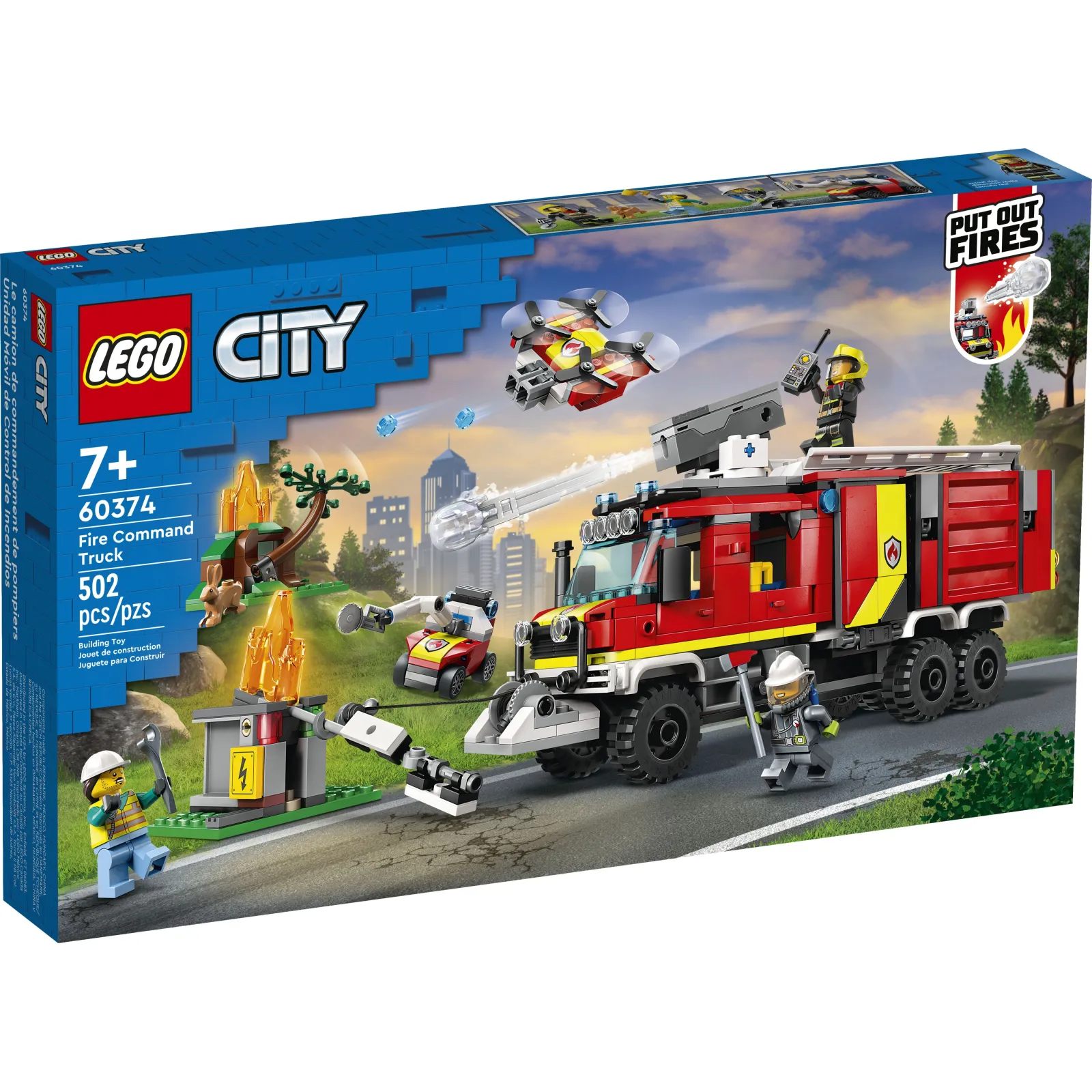 Конструктор LEGO CITY Fire Пожарная машина с лестницей 60280