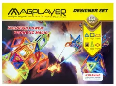 Магнітний конструктор MagPlayer 83 од. (MPA-83)