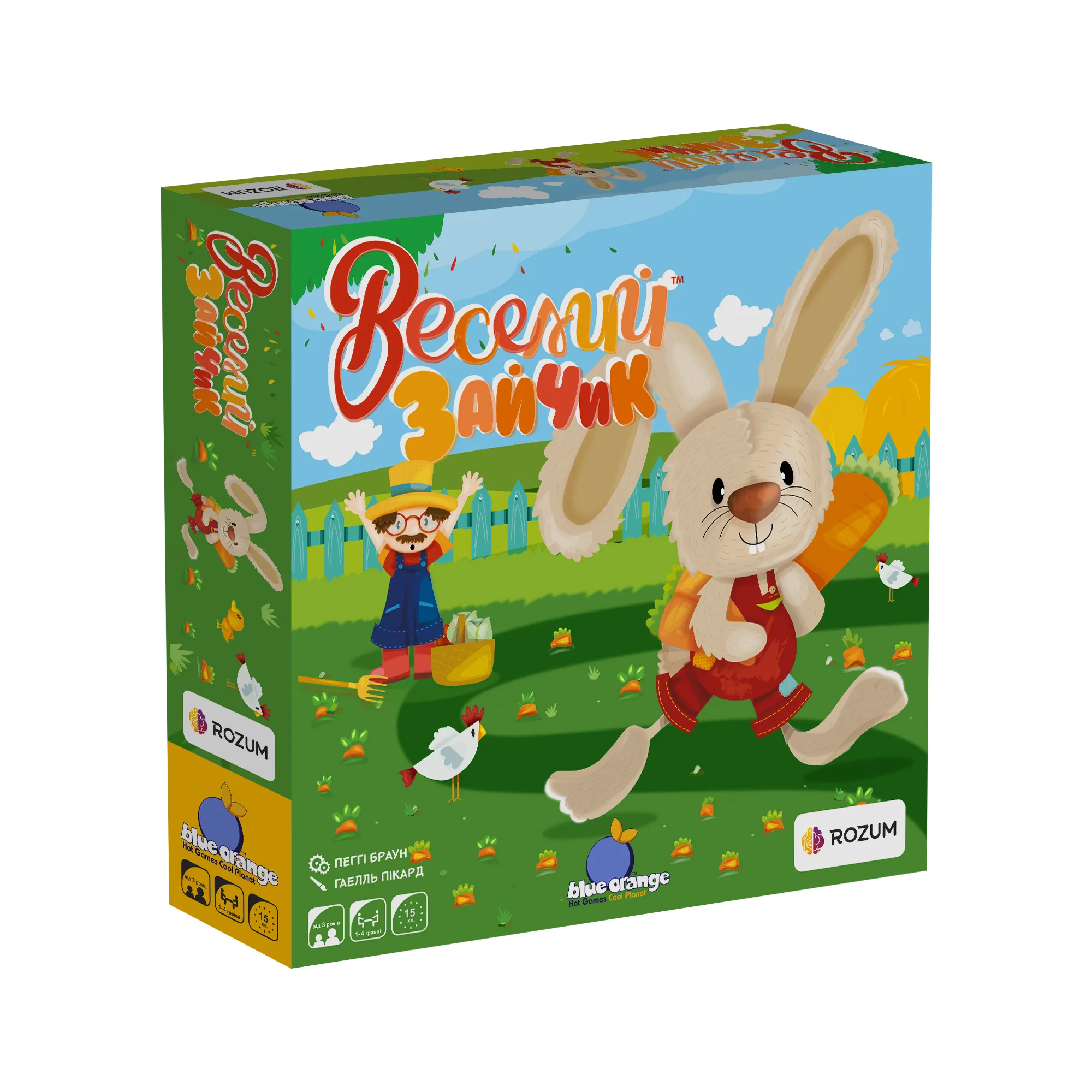 Веселый Зайчик (Happy Bunny) (UA) Rozum - Настольная игра (R018UA) купить  по цене 1099 грн грн. в Украине | Интернет-Магазин ROZUM