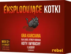 Настільна гра Rebel Вибухові кошенята (Exploding Cats) (нова редакція) (PL)