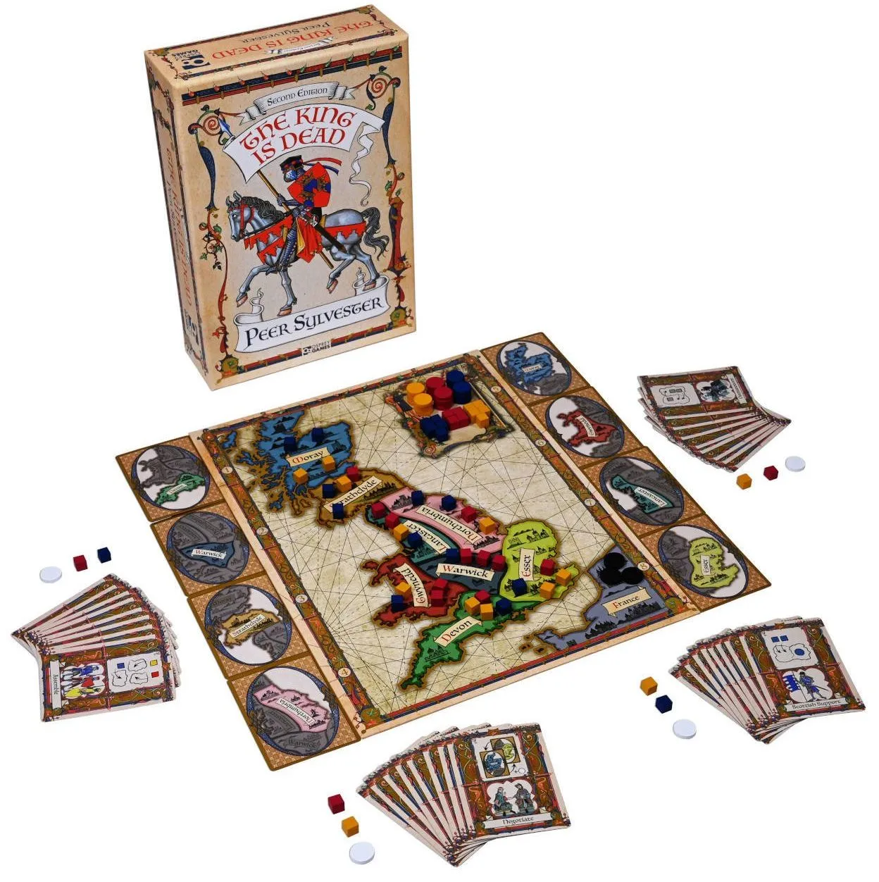 Настольная игра Osprey Games Король умер. 2-е Издание (The King Is Dead.  2nd Edition) (англ.) Купить по цене 1864 грн грн. в Украине |  Интернет-Магазин ROZUM