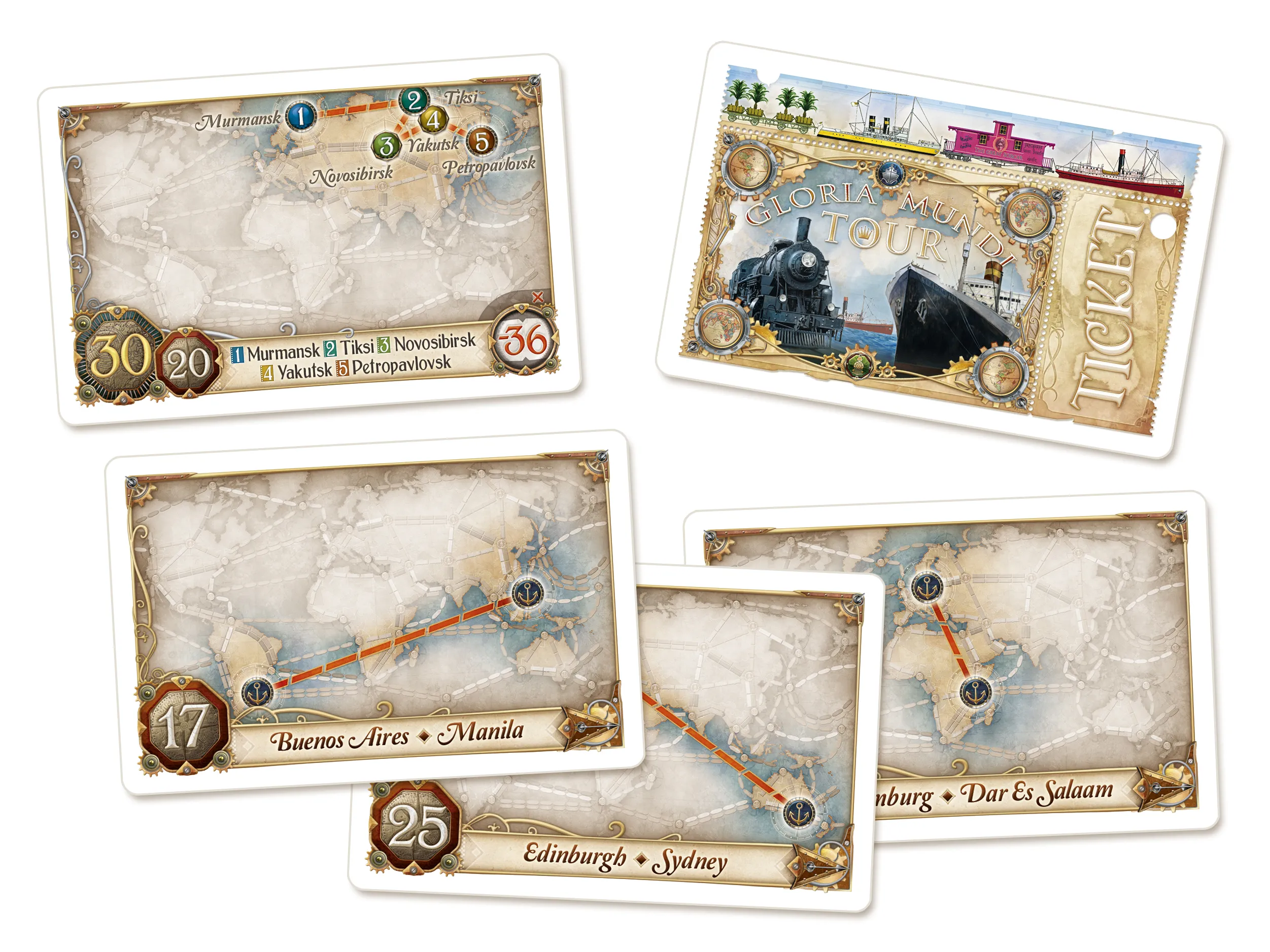 Настольная игра Ticket to Ride: Dookoła Świata (Вокруг света) или (Билет на  Поезд Rails & Sails, Рельсы и Паруса) (польская версия) Купить по цене 2999  грн грн. в Украине | Интернет-Магазин ROZUM