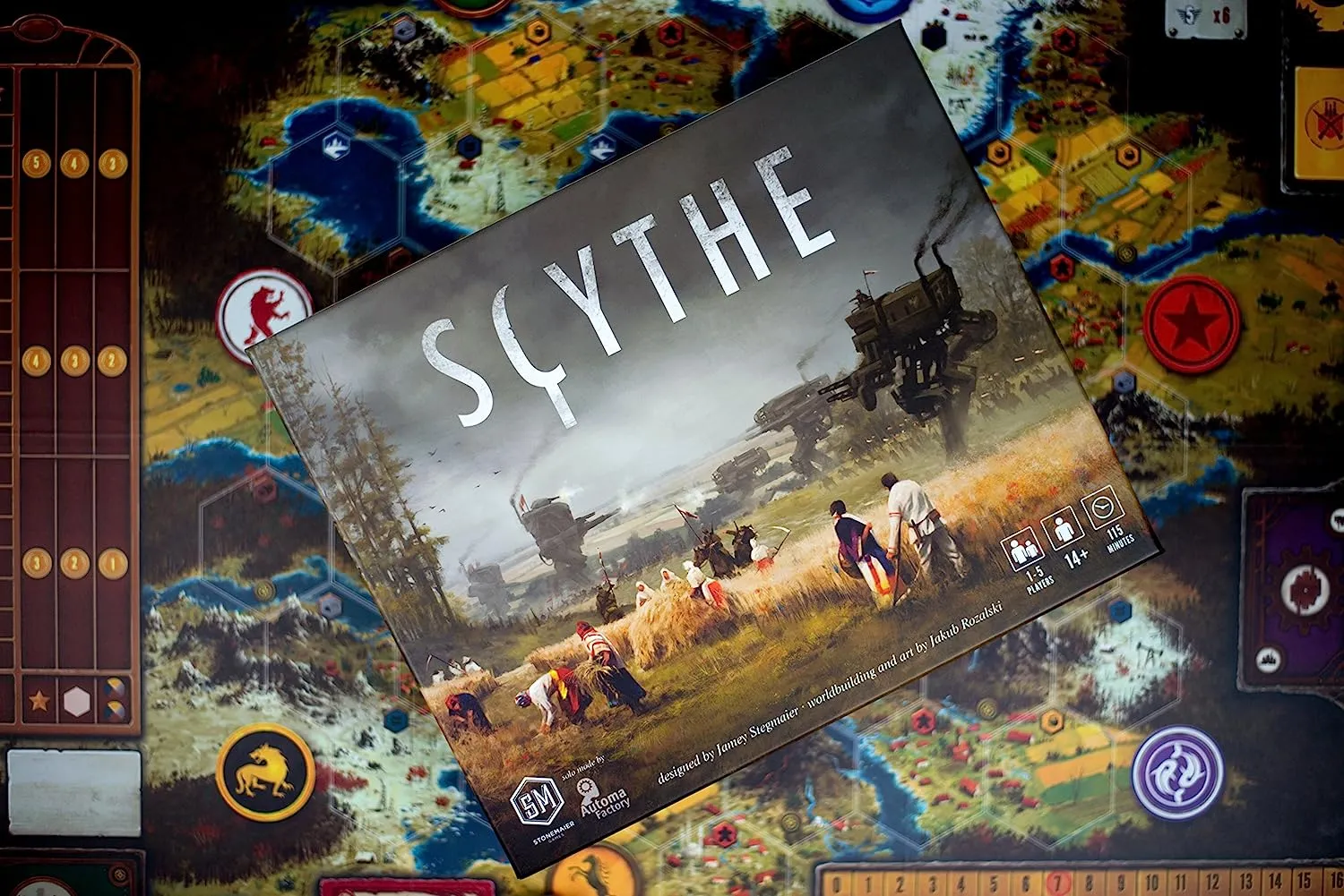 Scythe (Коса/Серп) (EN) Stonemaier Games - Настольная игра (STM600) Купить  по цене 4165 грн грн. в Украине | Интернет-Магазин ROZUM