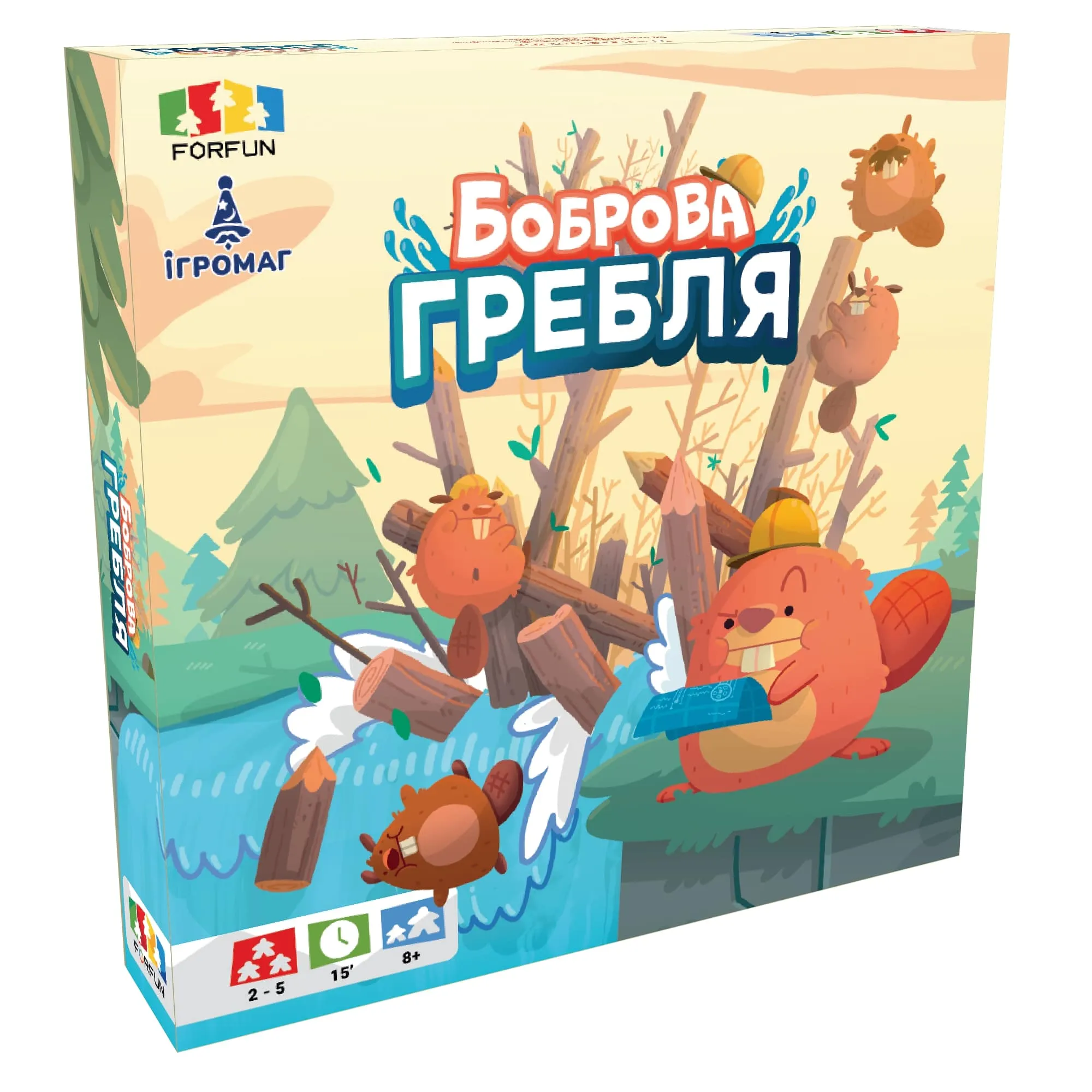 Бобровая плотина (UA) (Beaver Creek) (UA) Игромаг - Настольная игра Купить  по цене 0 грн грн. в Украине | Интернет-Магазин ROZUM