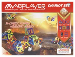 Магнітний конструктор MagPlayer 40 од. (MPB-40)